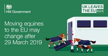 Moving equines to the EU may change after the 29 March 2019